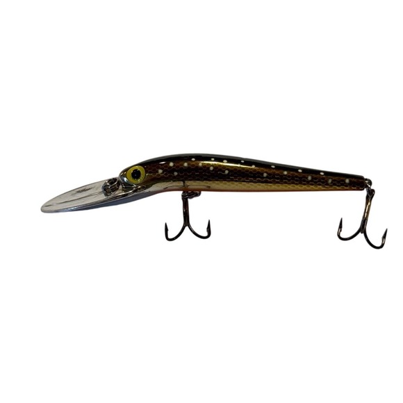 Storm Other - Storm Deep Jr ThunderStick Fishing Lure Gold Orange Scale Pattern 4.5 Inch
